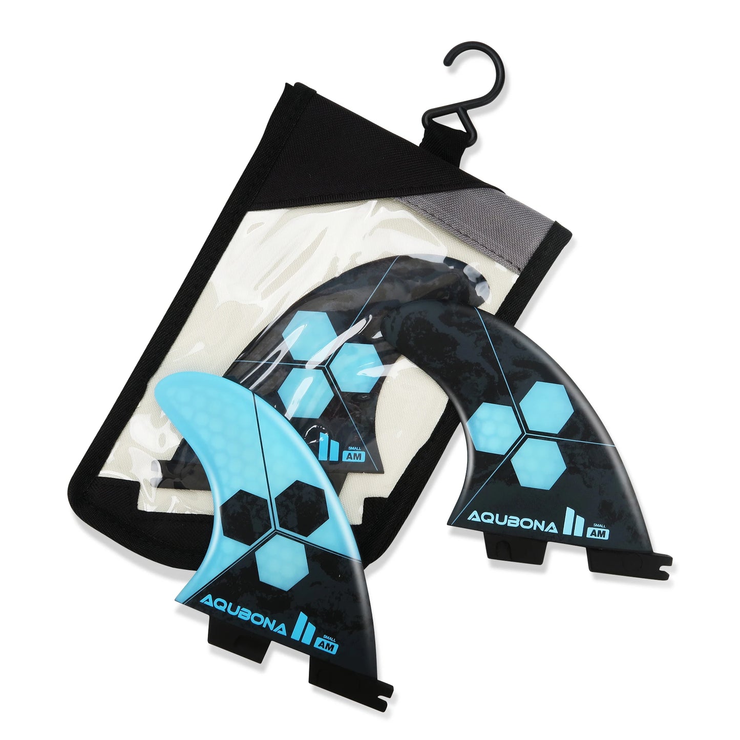 Blue Flow | Honeycomb Fiberglass Surfboard Fins – Tri Fin Set