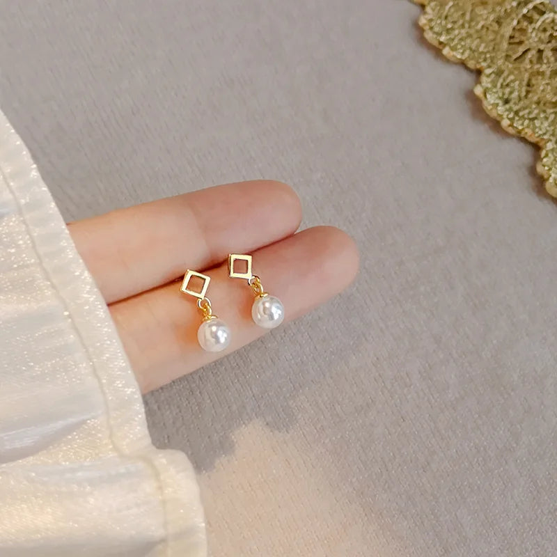 Blue Flow | Korean Cute Water Drop Crystal Earrings ๐งโจ