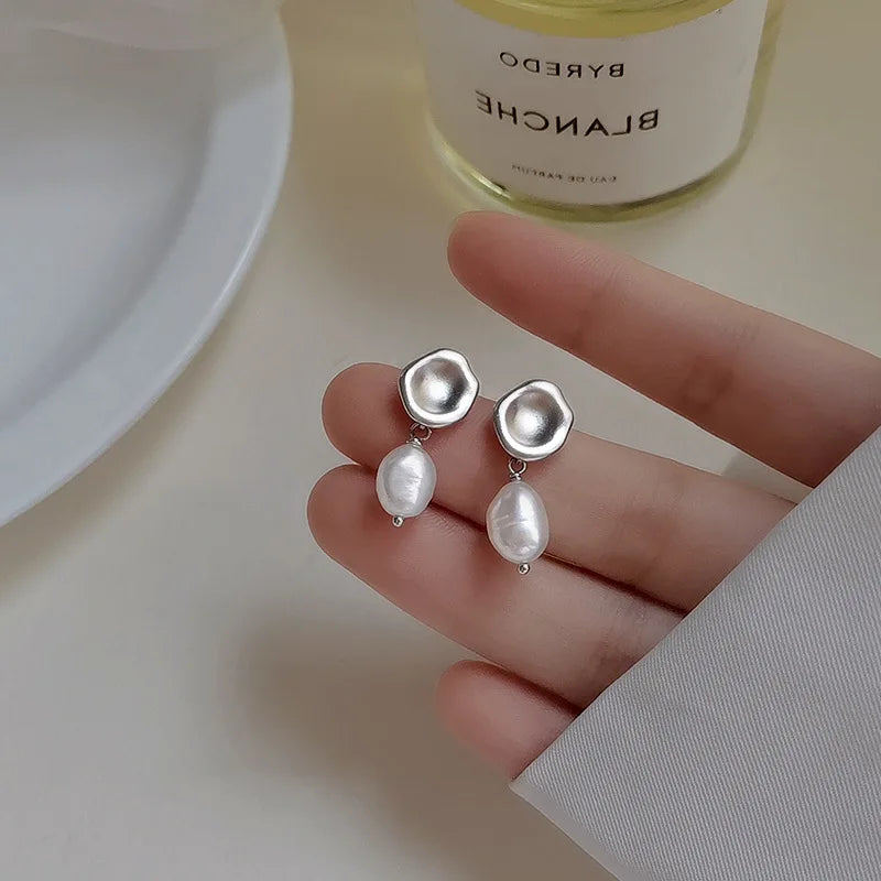 Blue Flow | Korean Cute Water Drop Crystal Earrings ๐งโจ