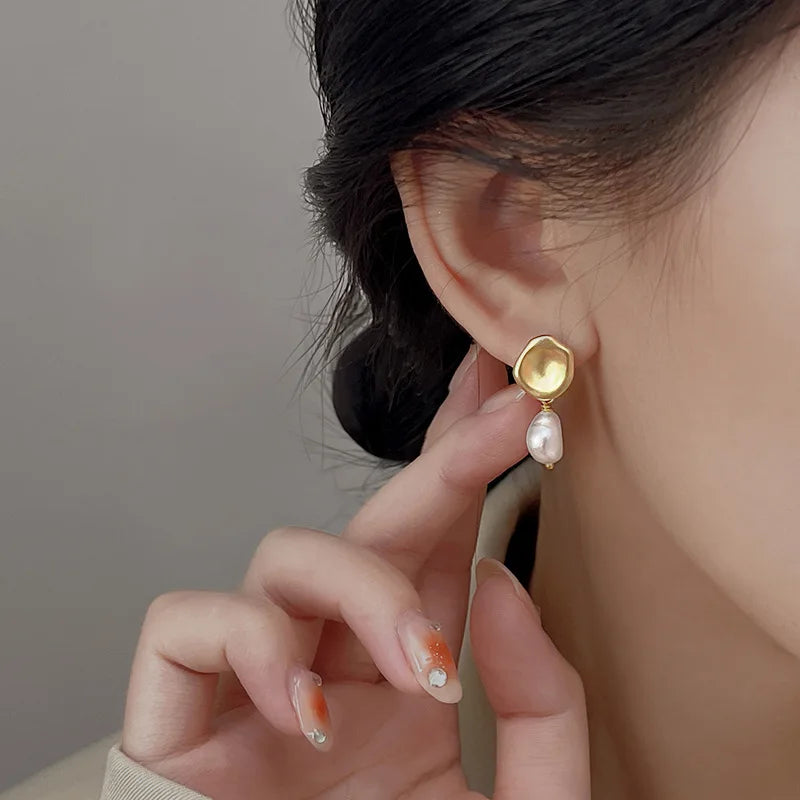 Blue Flow | Korean Cute Water Drop Crystal Earrings ๐งโจ
