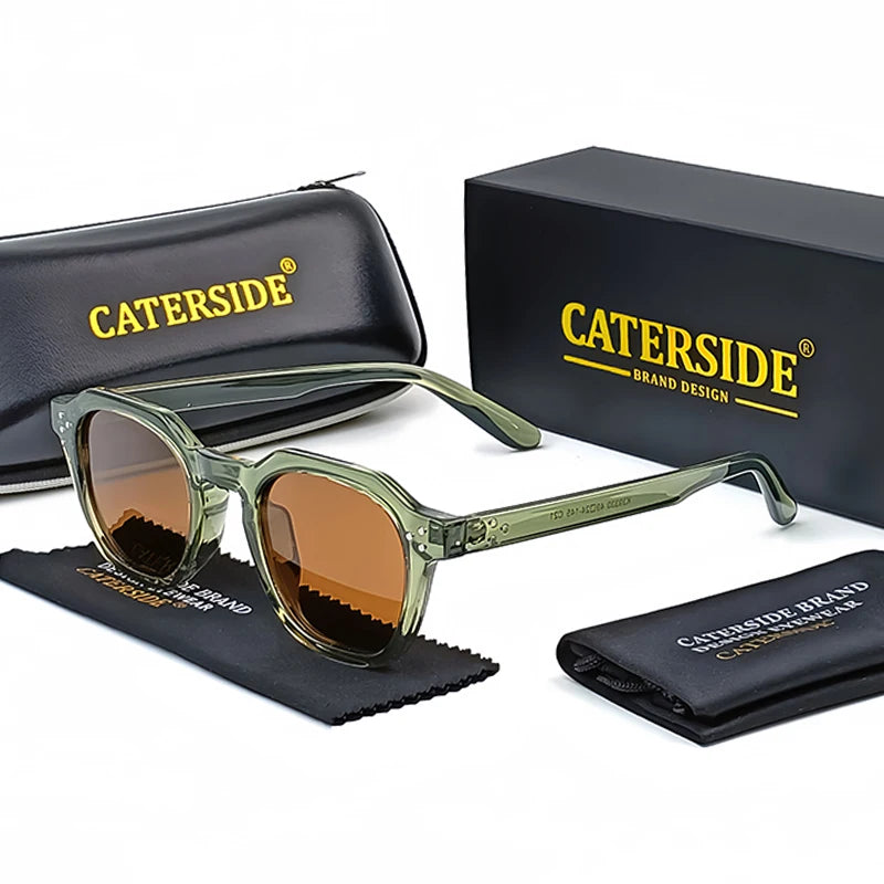 Blue Flow | CATERSIDE Retro Polarized Sunglasses