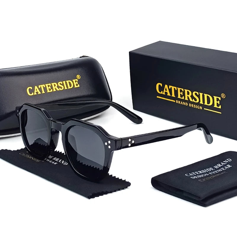 Blue Flow | CATERSIDE Retro Polarized Sunglasses
