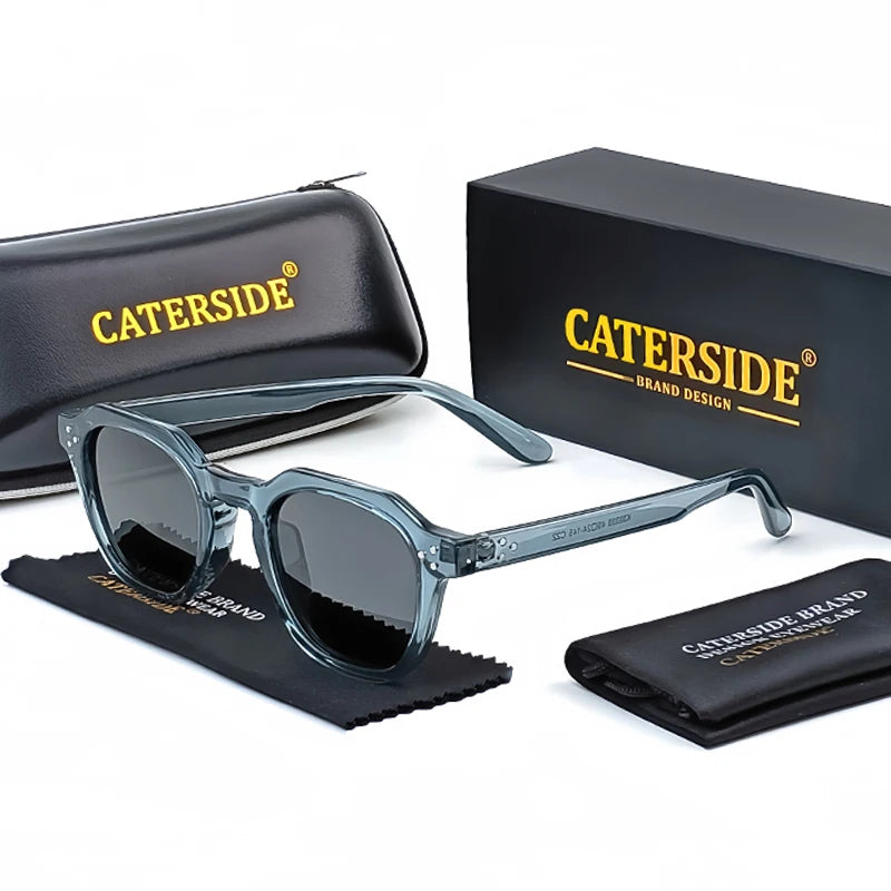 Blue Flow |  CATERSIDE Retro Polarized Sunglasses