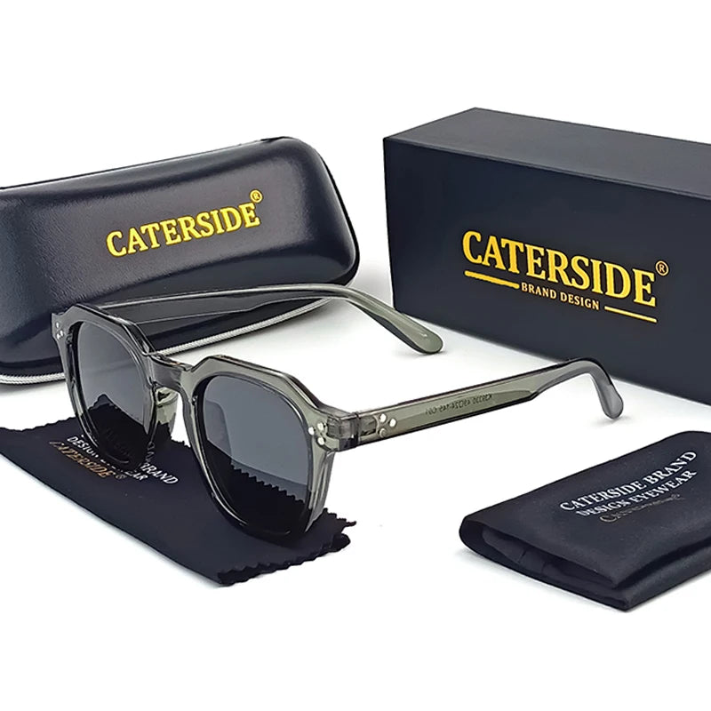 Blue Flow |  CATERSIDE Retro Polarized Sunglasses