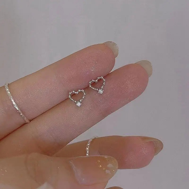 Blue Flow | Korean Cute Water Drop Crystal Earrings 💧✨